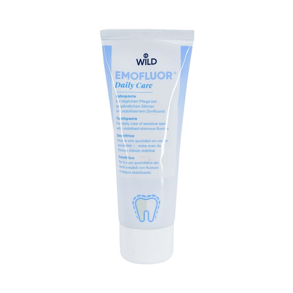 ემოფლურ კბილის პასტა ყოველდღიური მოვლა 75მლ 1686 დოქტორ ვაილდი - Dr. Wild