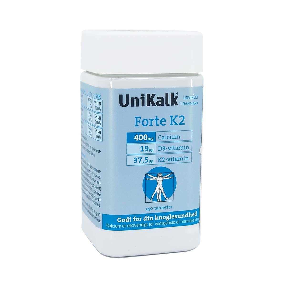 უნიკალკი - Unikalk ფორტე K2 140 ტაბლეტი