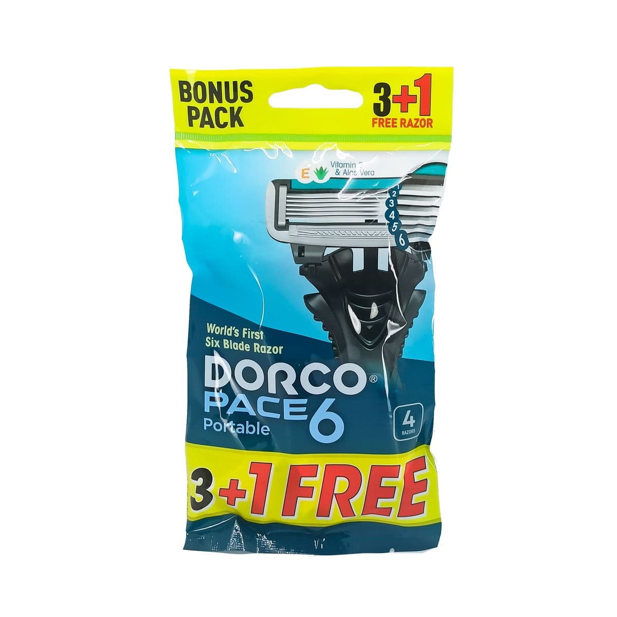 Dorco - დორკო ერთჯერადი საპარსი 6 პირი კაცის 3+1 ცალი 1247