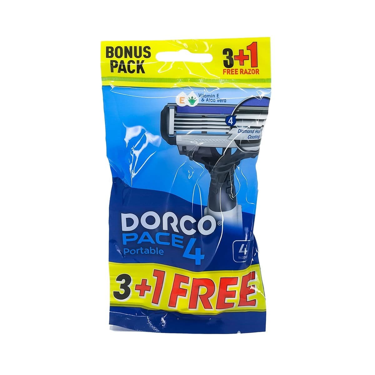 Dorco - დორკო ერთჯერადი საპარსი 4 პირი კაცის 3+1 ცალი 1261