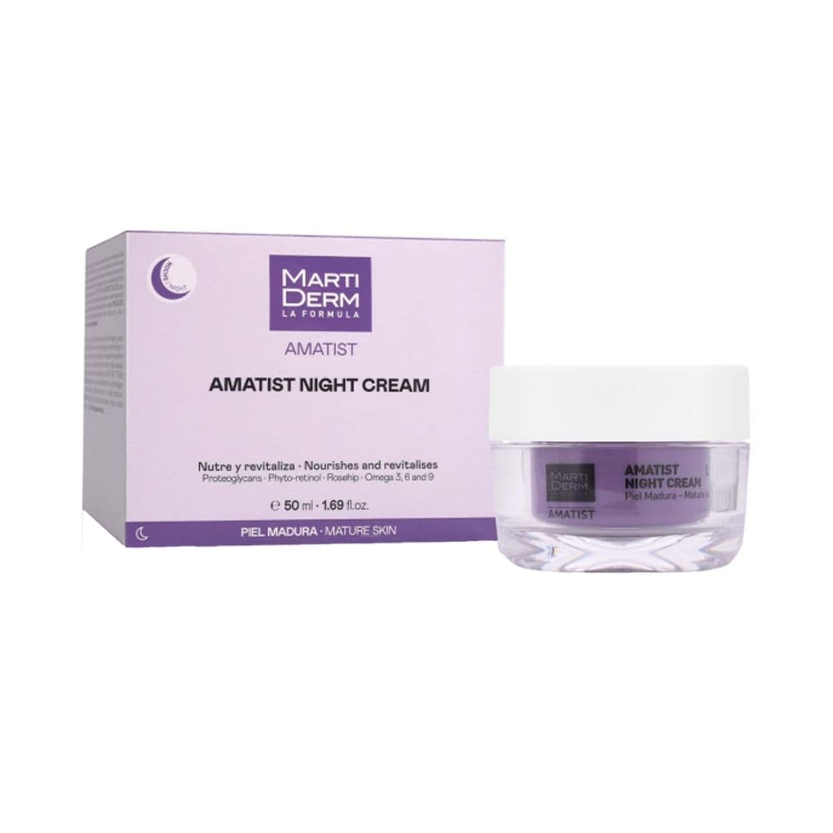 ღამის კრემი Amatist 50მლ 1027 მარტიდერმი - Martiderm