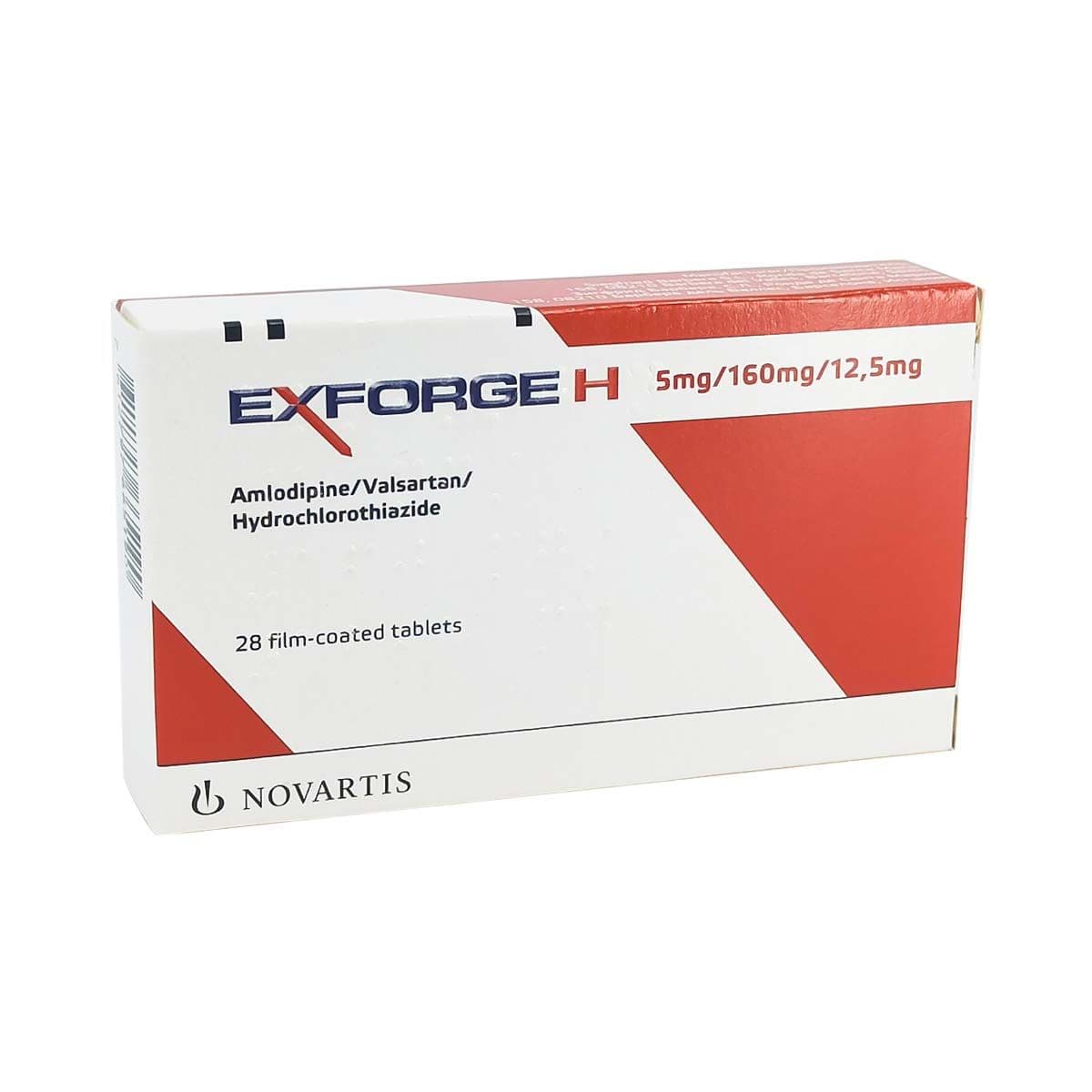 ექსფორჯი H - Exforge H 5/160/12.5მგ 28 ტაბლეტი