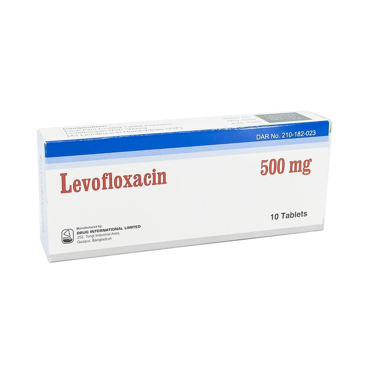 ლევოფლოქსაცინი - Levofloxacin 500მგ 10 ტაბლეტი