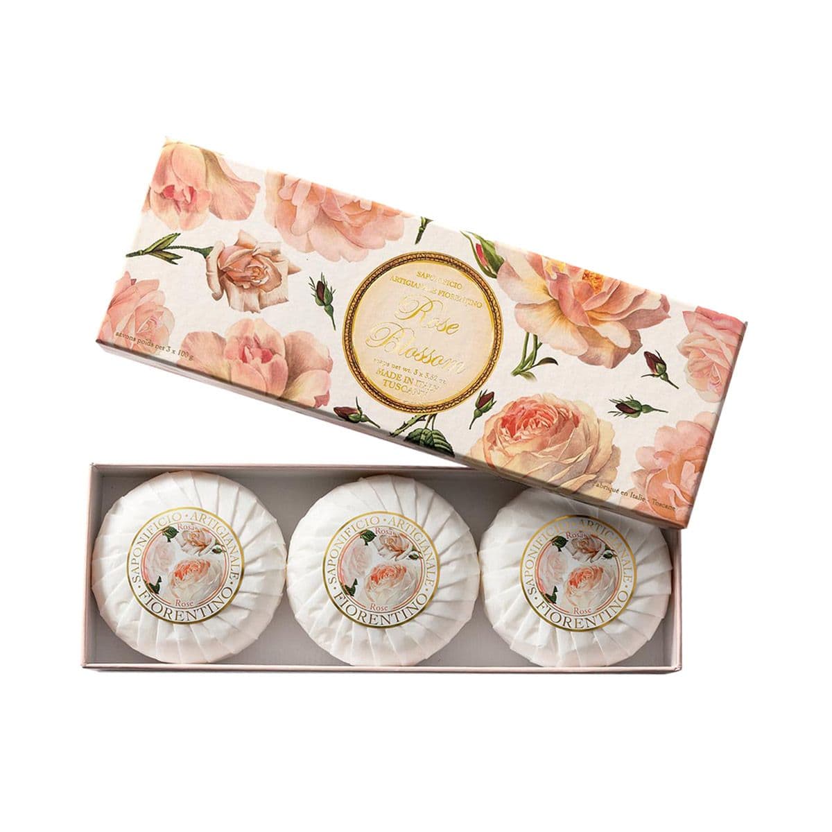 საპონი ვარდი 100გ 3 ცალი 8136 ფიორენტინა - Fiorentino