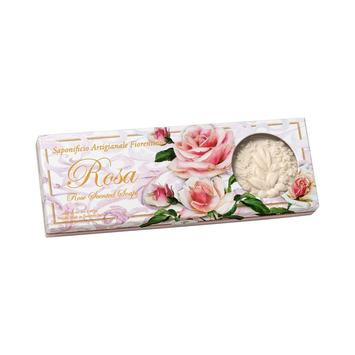 საპონი ვარდი 125გ 3 ცალი 7146 ფიორენტინა - Fiorentino