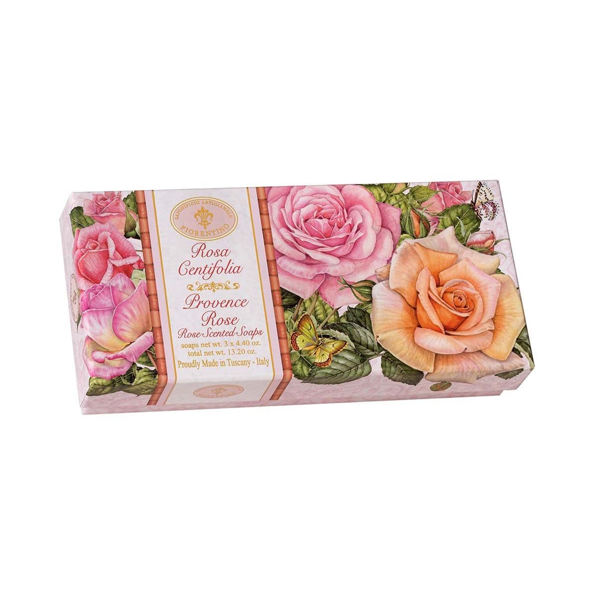 საპონი ვარდი 125გ 3 ცალი 4930 ფიორენტინა - Fiorentino