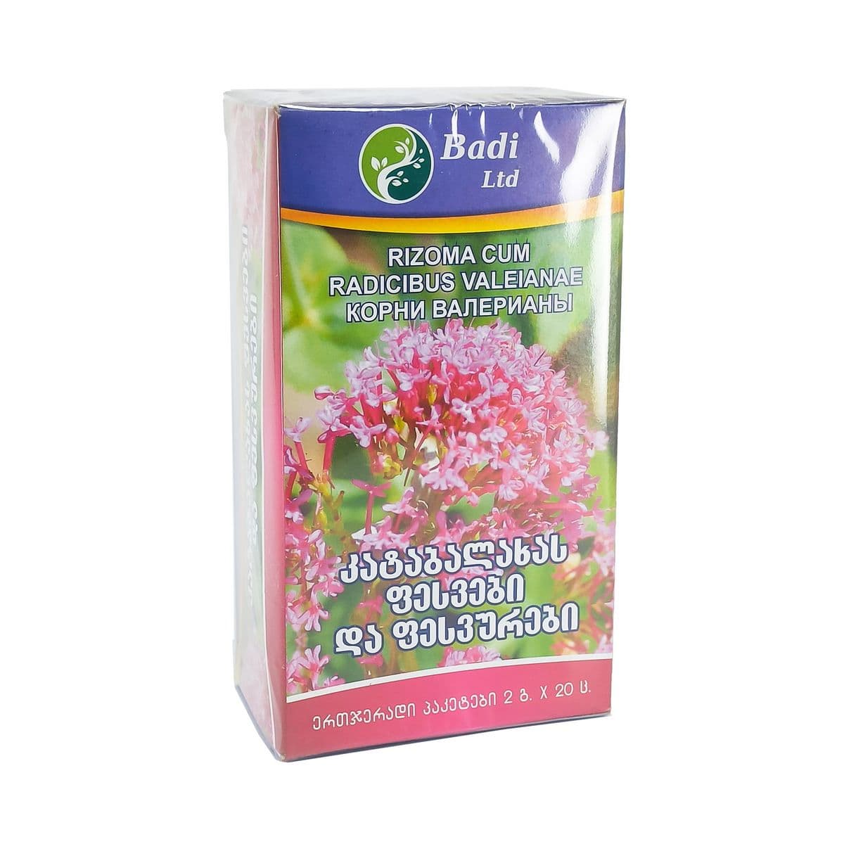 ვალერიანი ერთჯერადი პაკეტი 20 ცალი