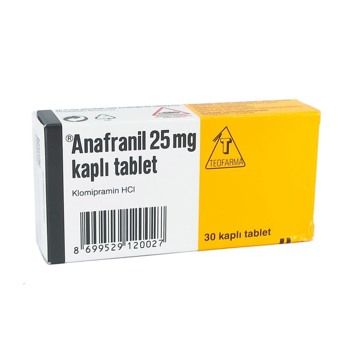 ანაფრანილი - Anafranil 25მგ 30 ტაბლეტი
