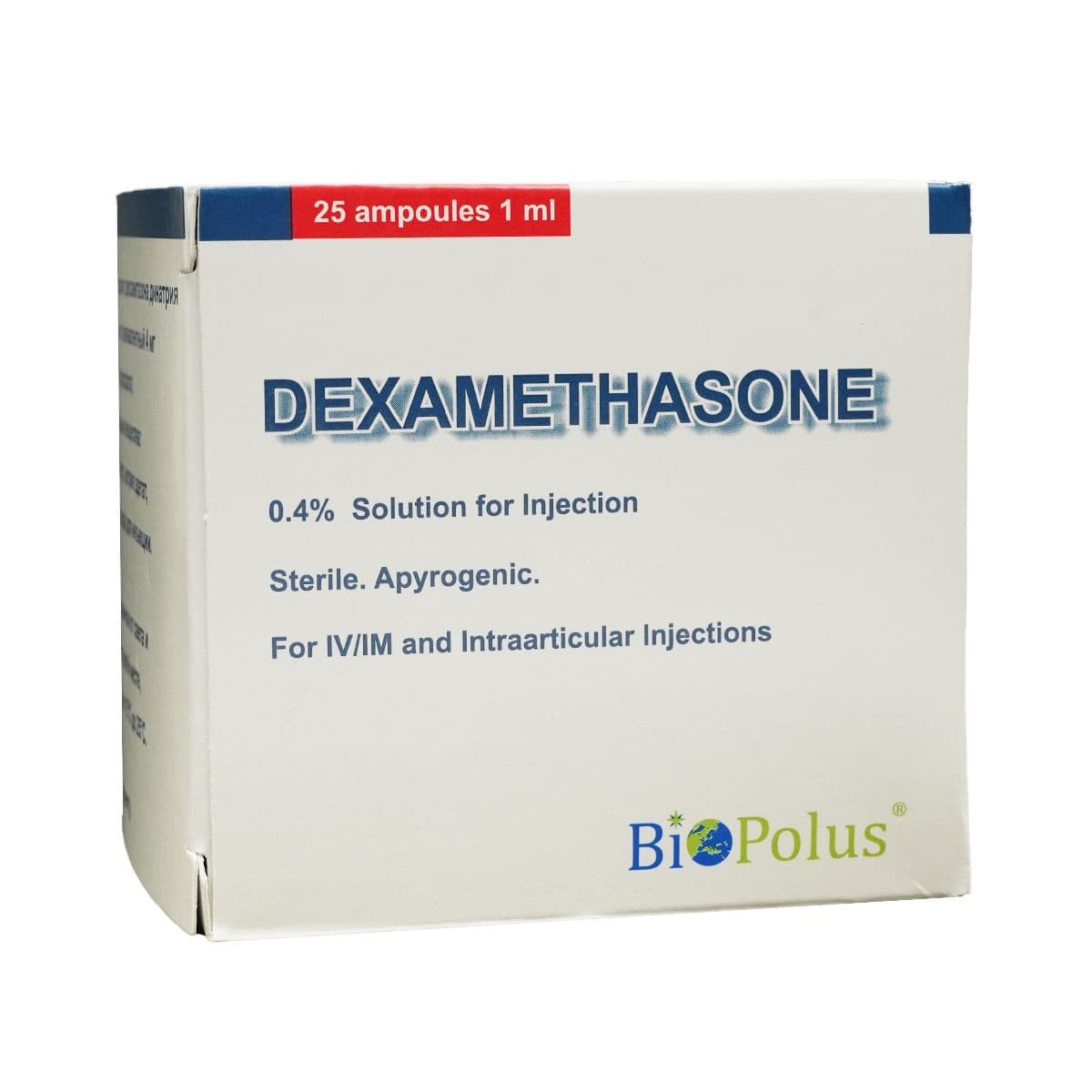 დექსამეტაზონი - Dexamethasone 4მგ/1მლ 25 ამპულა
