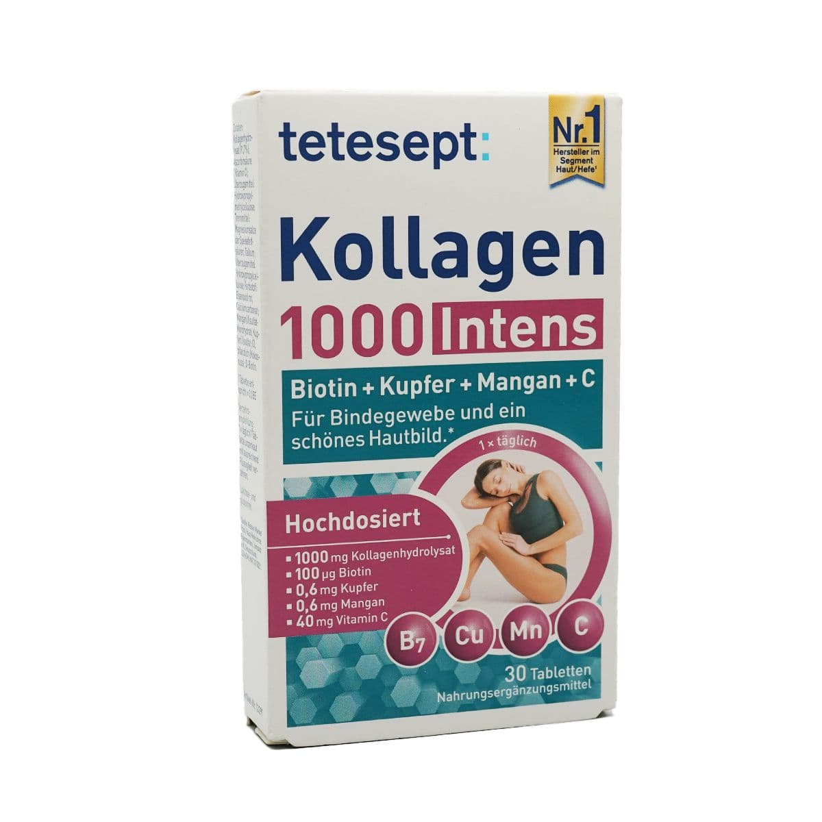 ტეტესეპტი კოლაგენ1000 - Tetesept Collagen ინტენს 30 ტაბლეტი
