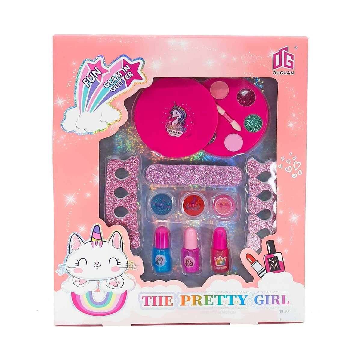 კოსმეტიკის ნაკრები თვალი და ფრჩხილი 1855 ჯუგავი - Jugavi