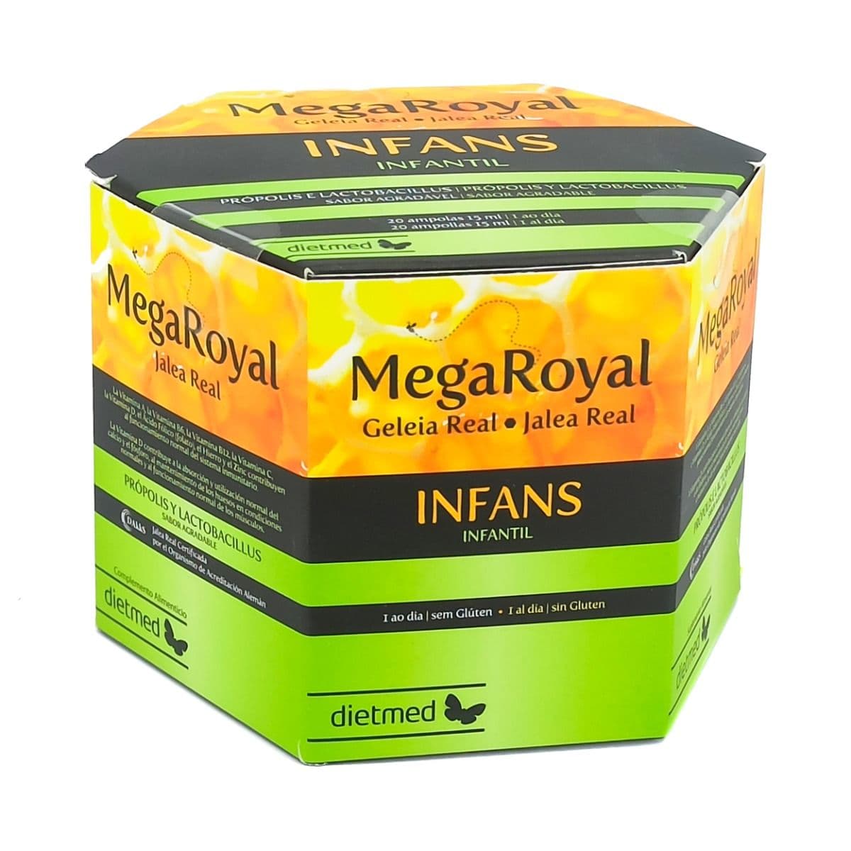 მეგა როიალი საბავშვო - Mega Royal Infans 15მლ 20 ამპულა