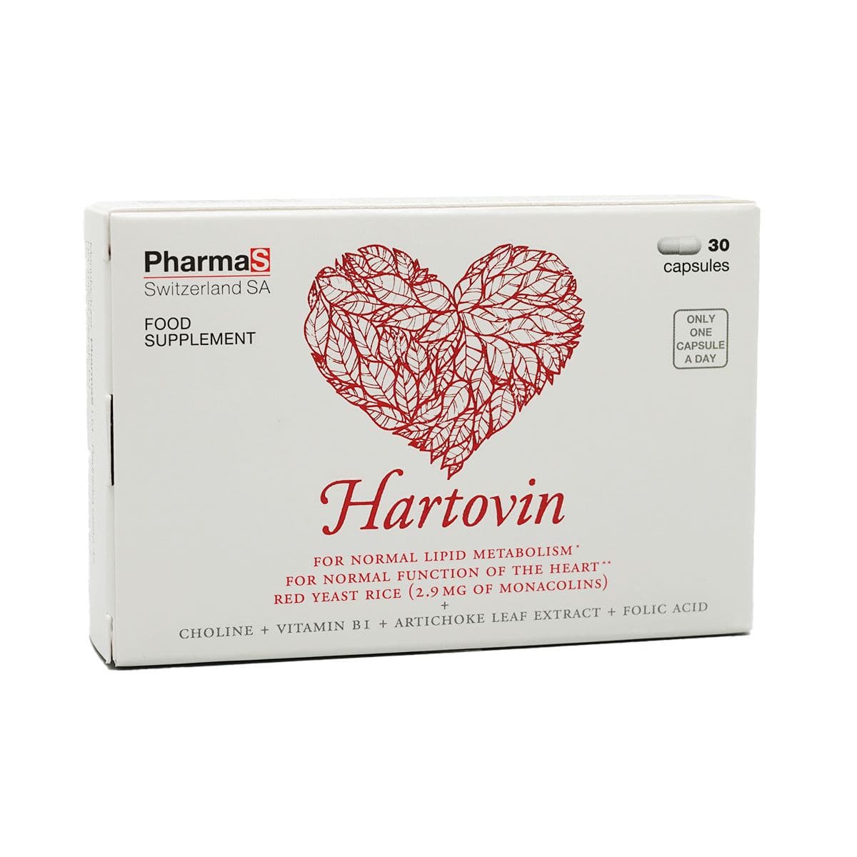 ჰარტოვინი - Hartovin ქოლინი და ვიტამინი B1 30 კაფსულა