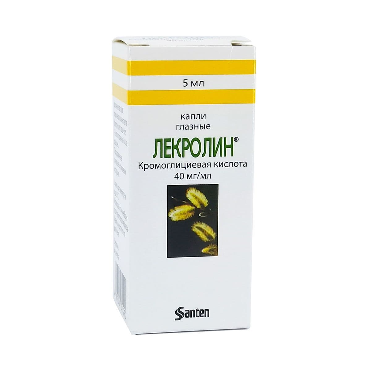 ლეკროლინი - Lecrolyn 40მგ/მლ თვალის წვეთები 5მლ