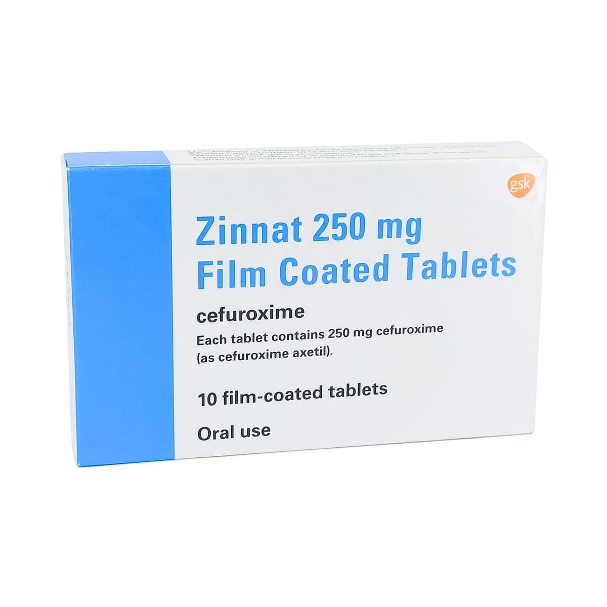 ზინატი - Zinnat 250მგ 10 ტაბლეტი