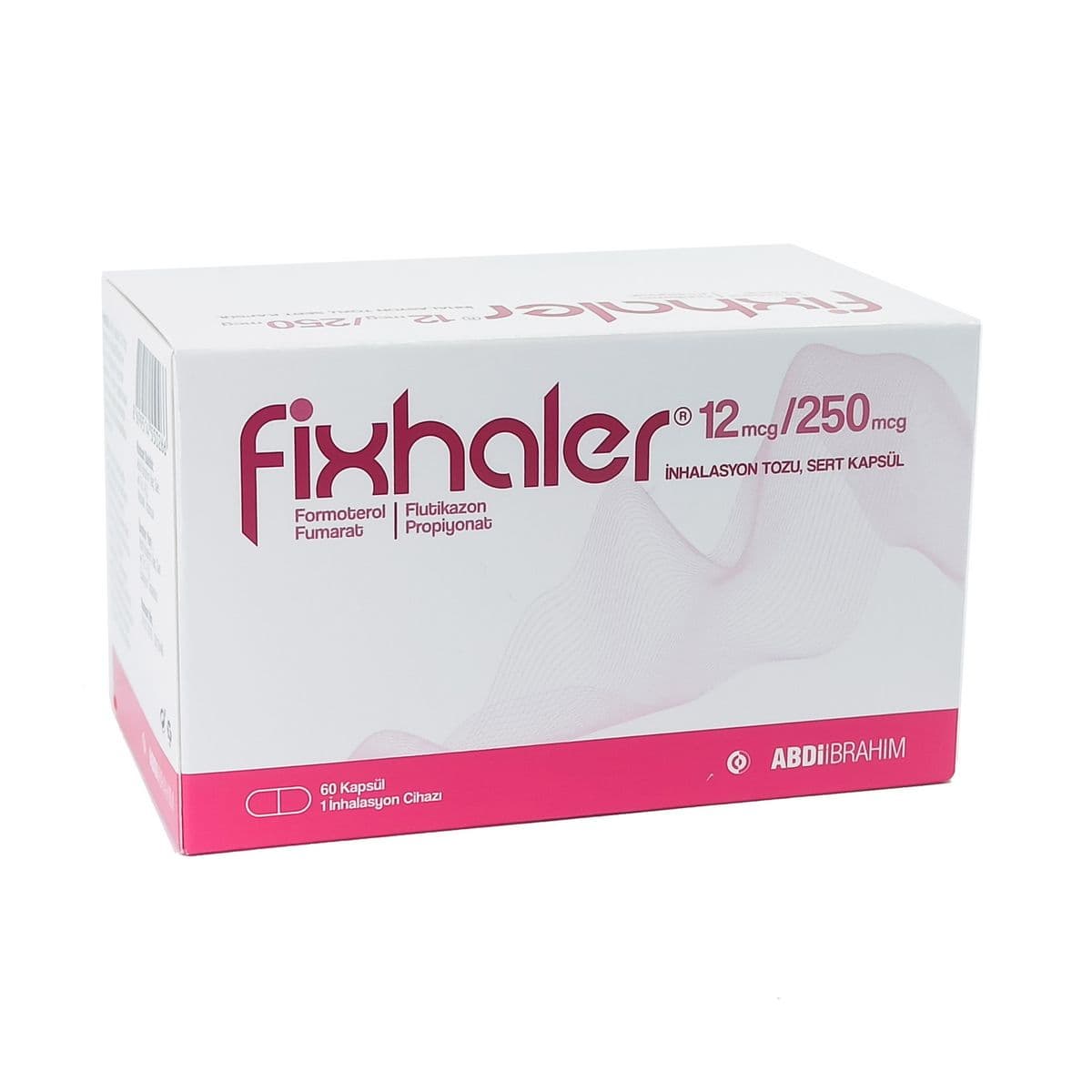 ფიქსჰალერი - Fixhaler საინჰალაციო კაფსულა 12/250მკგ 60 ცალი