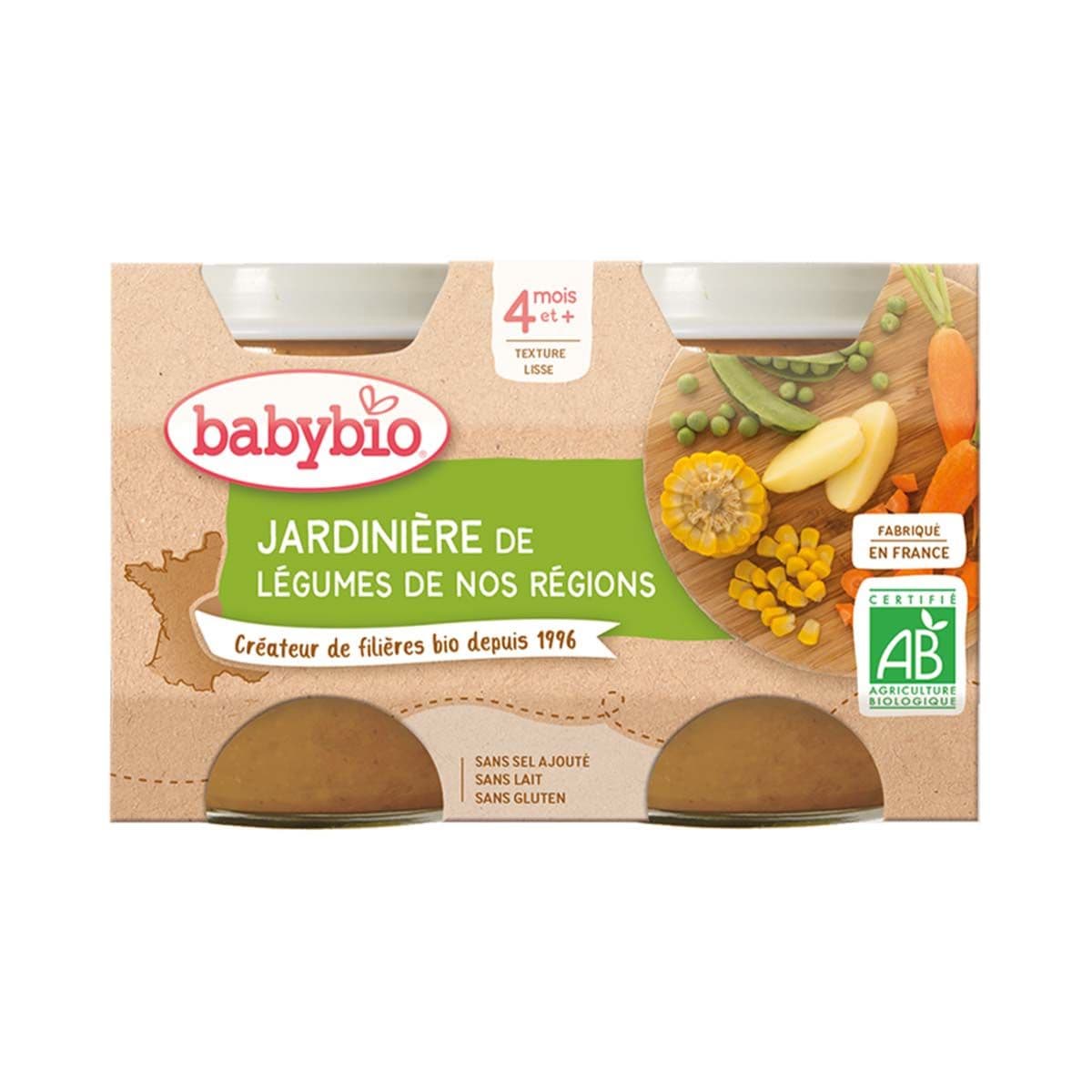 ლანჩ მენიუ სიმინდი და ბარდა 2 ცალი 0439 ბეიბი ბიო - Baby Bio