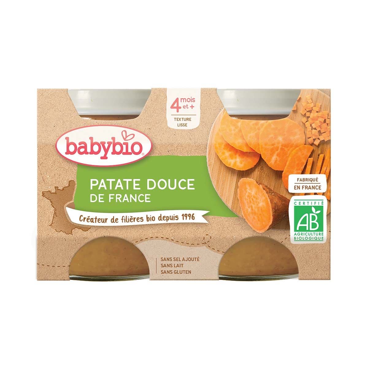 ლანჩ მენიუ ბატატის პიურე 2 ცალი 0491 ბეიბი ბიო - Baby Bio