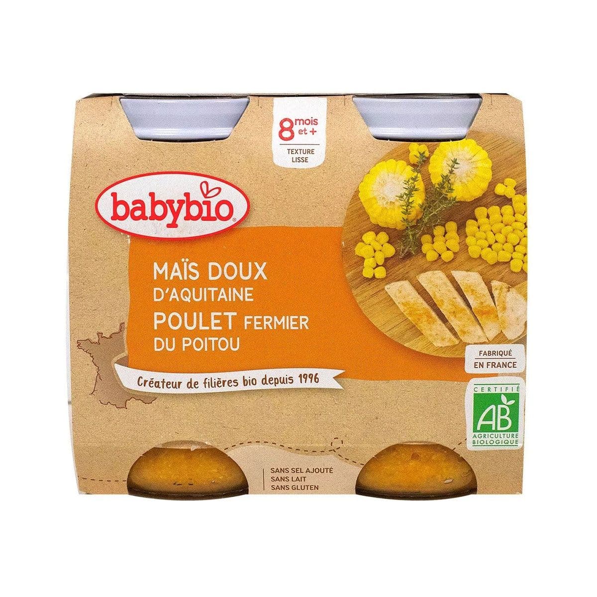 ლანჩ მენიუ ქათამი 2 ცალი 0521 ბეიბი ბიო - Baby Bio