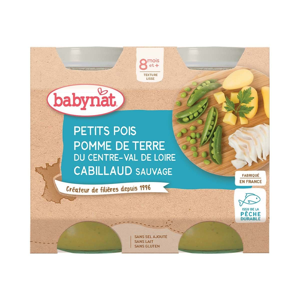 ლანჩ მენიუ ვირთევზა ბოსტნეულის რაგუთი 2 ცალი 0538 ბეიბი ბიო - Baby Bio