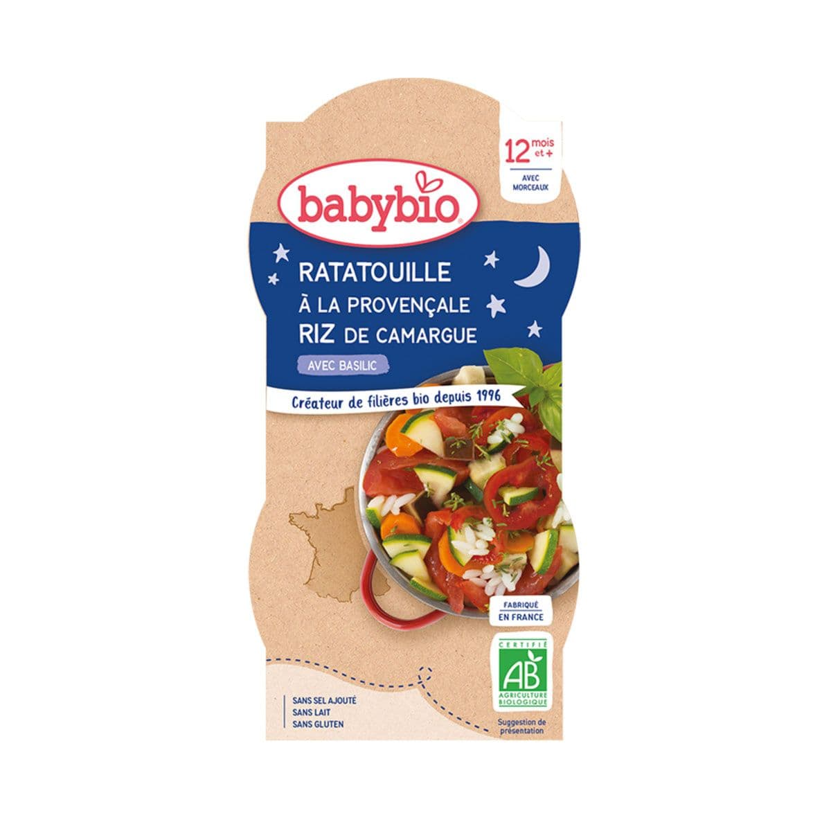 მენიუ ძილი ნებისა რატატუი 2 ცალი 0926 ბეიბი ბიო - Baby Bio