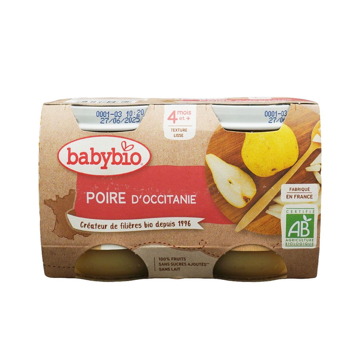 კონფიტური მსხალი 2 ცალი 0712 ბეიბი ბიო - Baby Bio