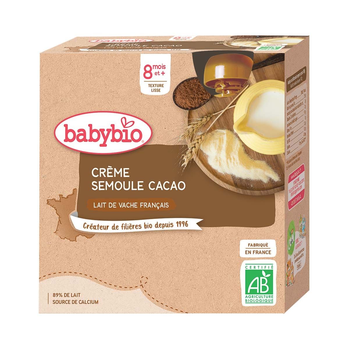 ფრანგული პუდინგი კაკაო 4 ცალი 0801 ბეიბი ბიო - Baby Bio