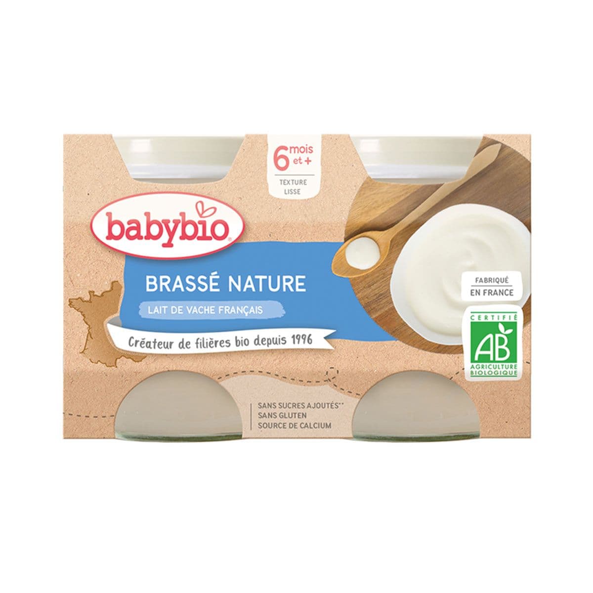 ფრანგული იოგურტი ძროხის რძით 0859 ბეიბი ბიო - Baby Bio