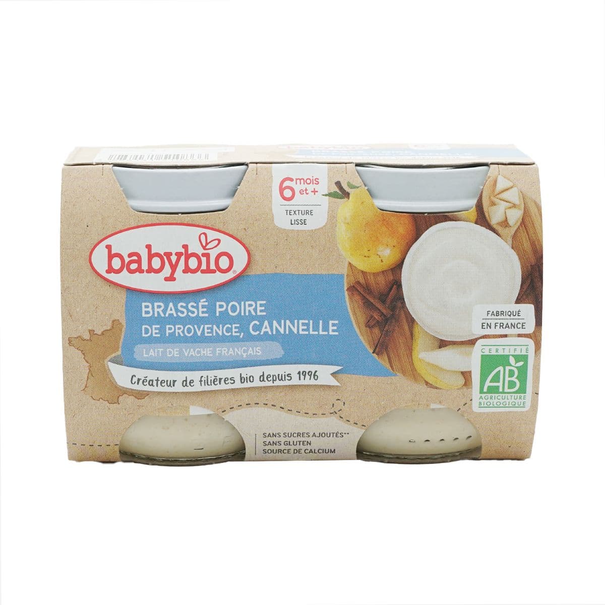 ფრანგული იოგურტი მსხალი 2 ცალი 0866 ბეიბი ბიო - Baby Bio