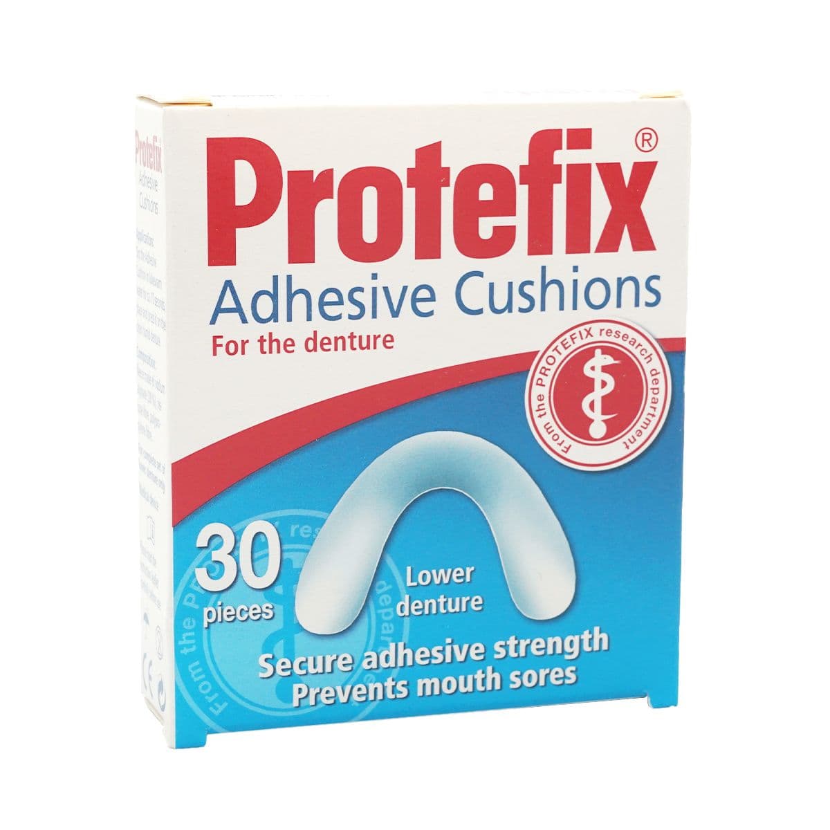 წებოვანი საფენი ქვედა ყბის 30 ცალი პროტეფიქს - Protefix