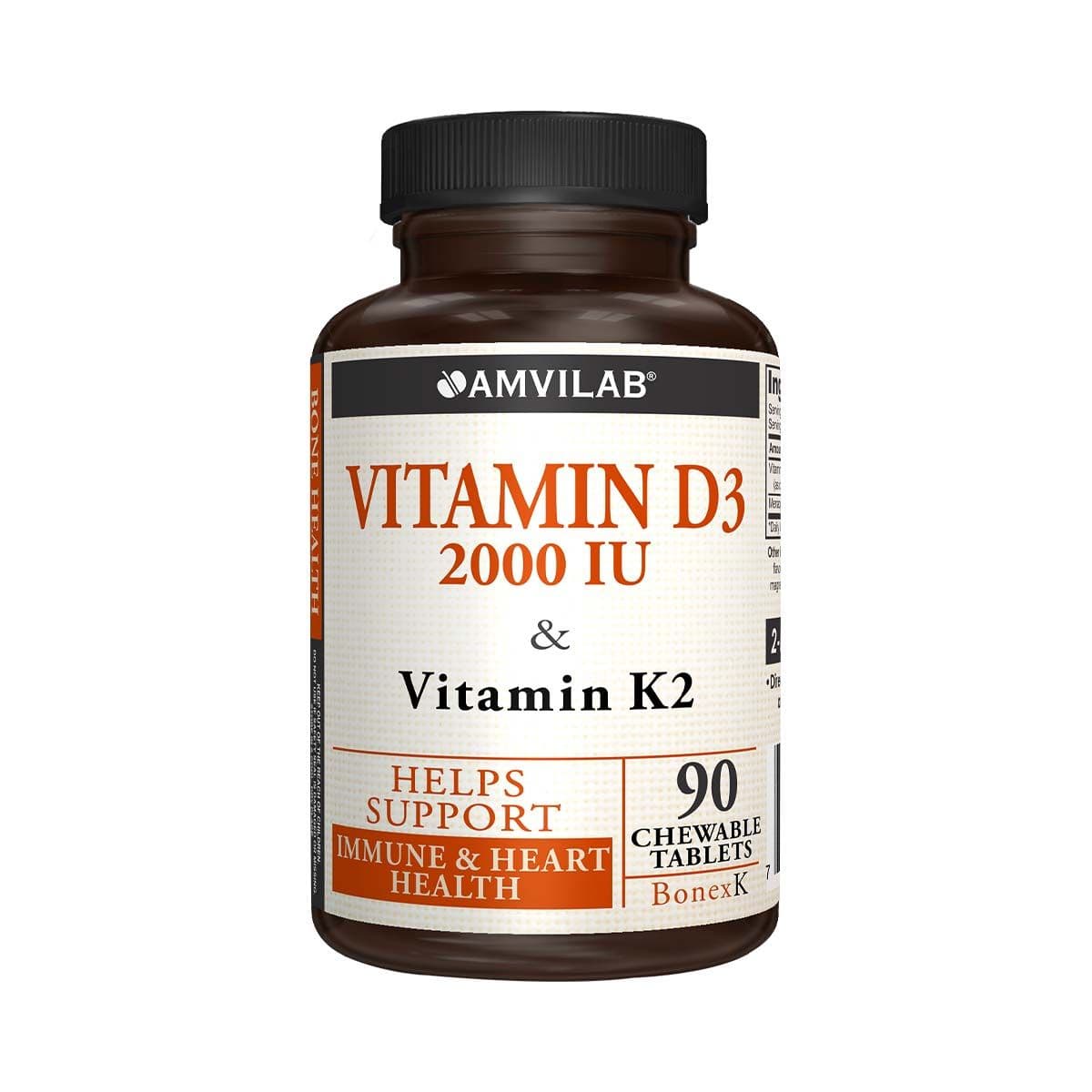 ვიტამინი D3 2000სე 90 ტაბლეტი ამვილაბი - Amvilab