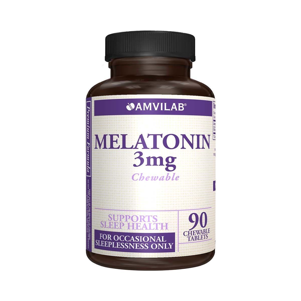 მელატონინი 3მგ საღეჭი 90 ტაბლეტი ამვილაბი - Amvilab