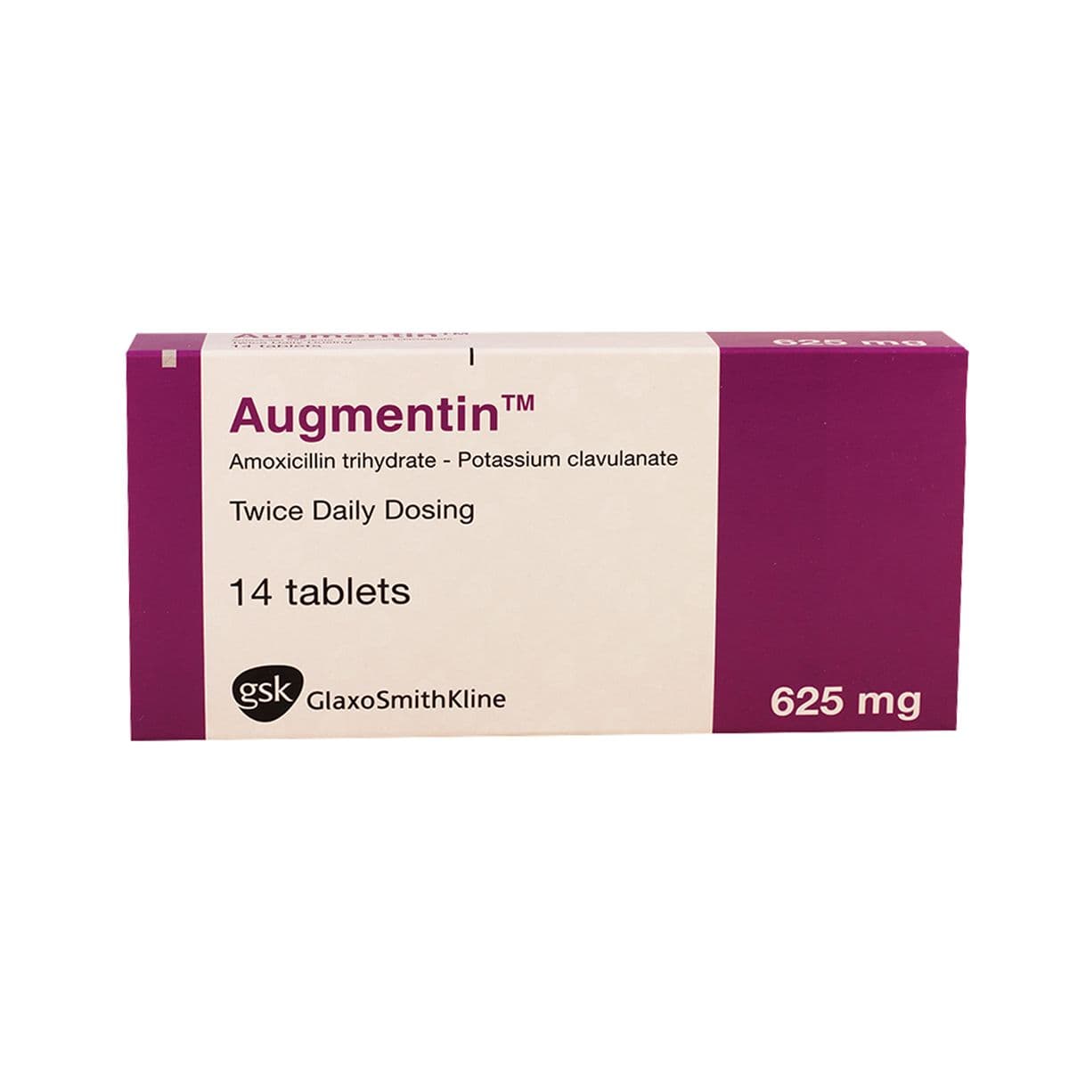 აუგმენტინი - Augmentin 625მგ 14 ტაბლეტი