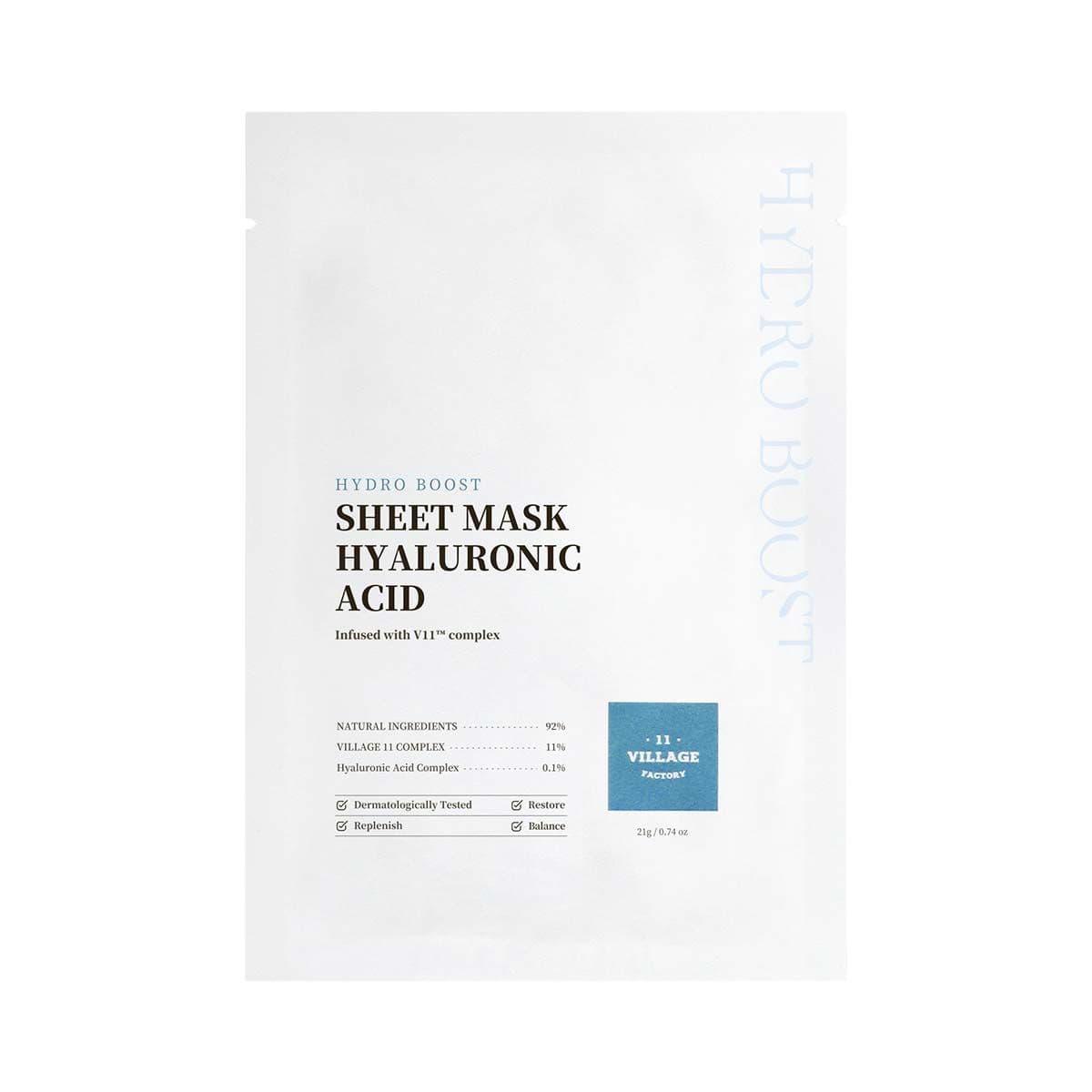 ნაჭრის ნიღაბი ჰიალურონი Hydro 4495 ვილაჯ11 - Village11