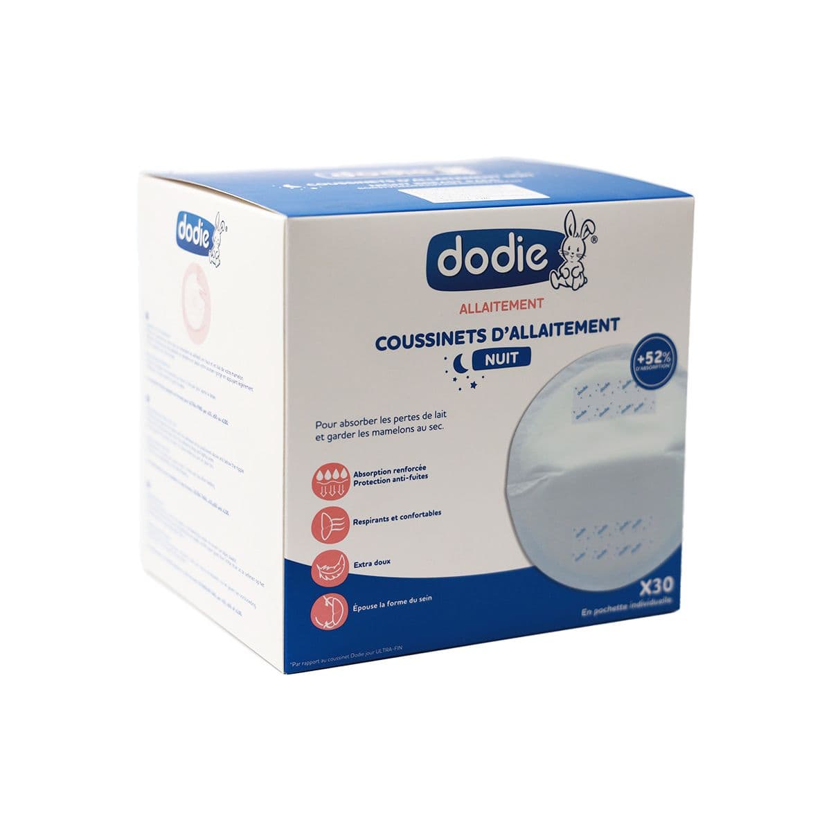 მკერდის საფენი ღამის S 30 ცალი 1376 დოძიე - DODIE