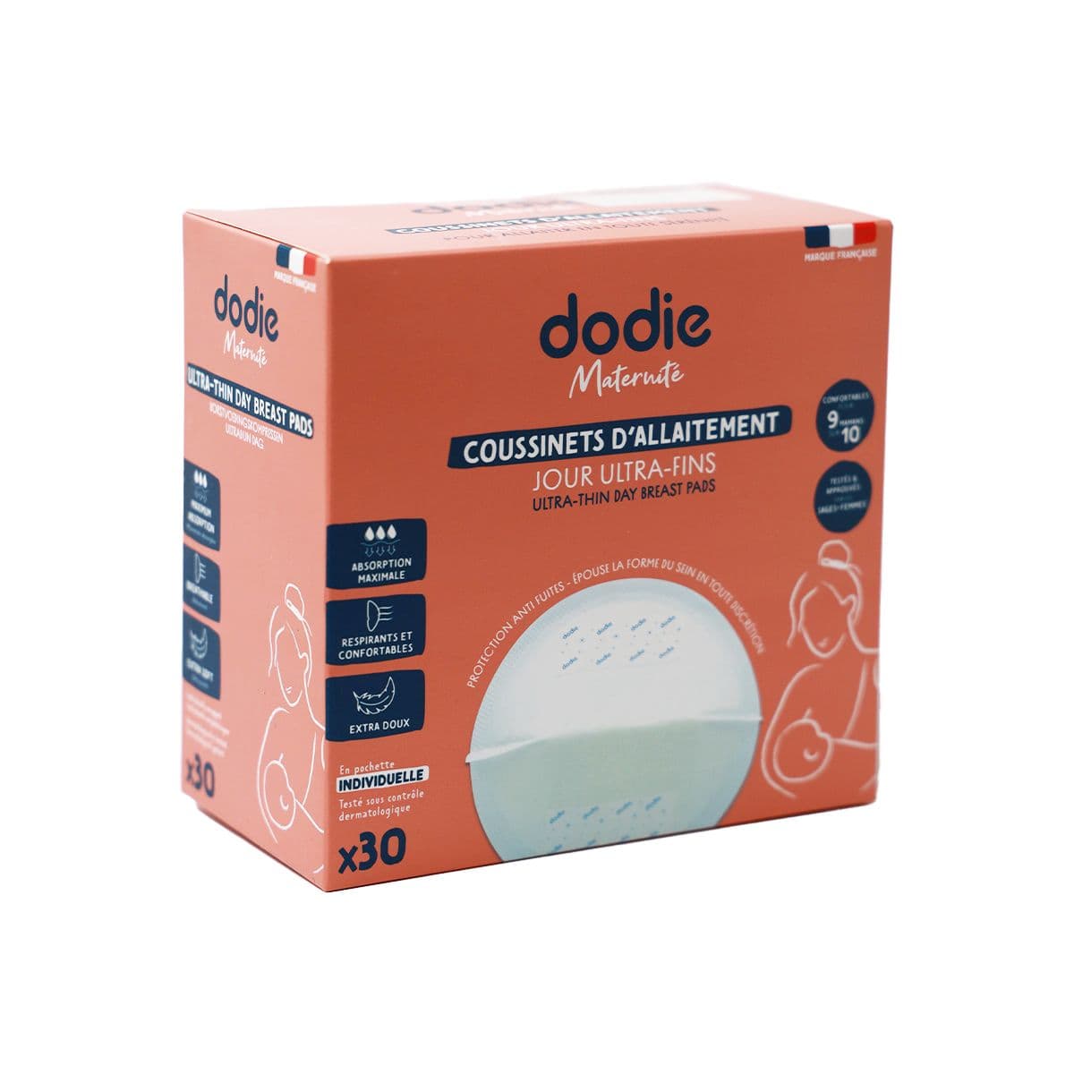 მკერდის საფენი დღის S 30 ცალი 6002 დოძიე - DODIE