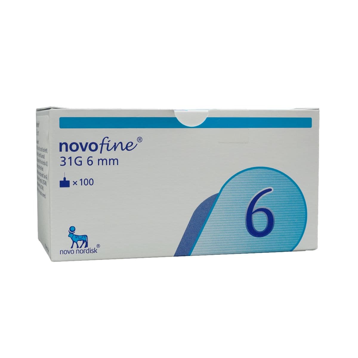 Novofine - ნოვოფაინი 31G 0.25*6მმ 1 შპრიცკალმის ნემსი 100 ცალი