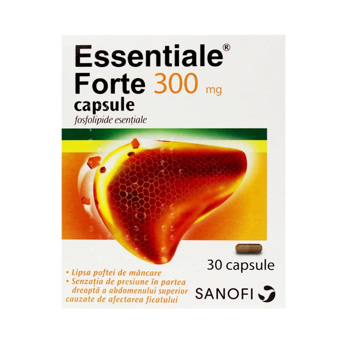 ესენციალე ფორტე - Essentiale FORTE 300მგ 30 კაფსულა