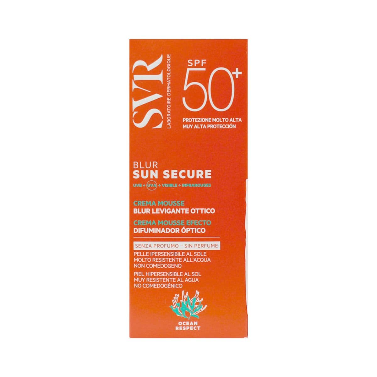 მზისგან დამცავი Sun Secure Blur პარფიუმის გარეშე Spf50+ 50მლ 3150 ესვიერი - Svr