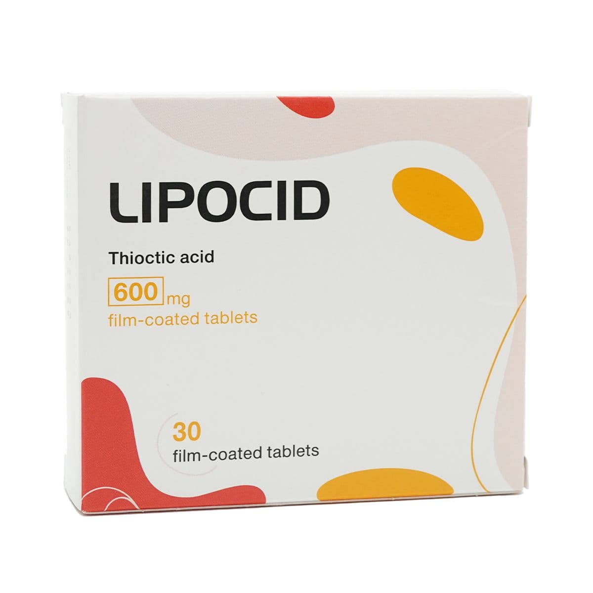 ლიპოციდი - Lipocid 600მგ 30 ტაბლეტი