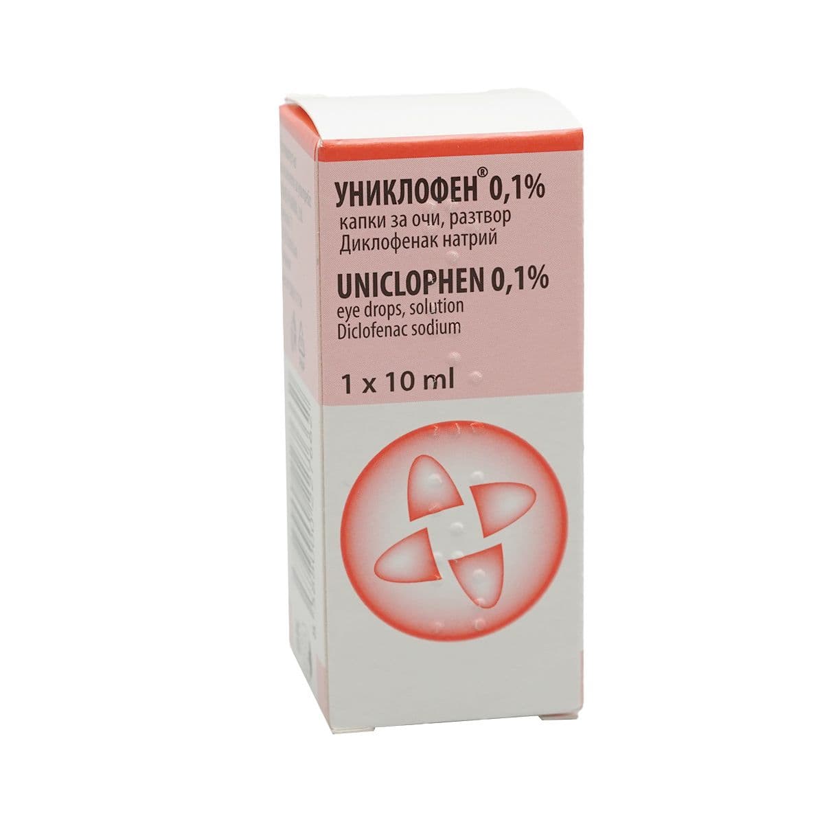 უნიკლოფენი - Uniclophen თვალის წვეთები 0.1% 10მლ