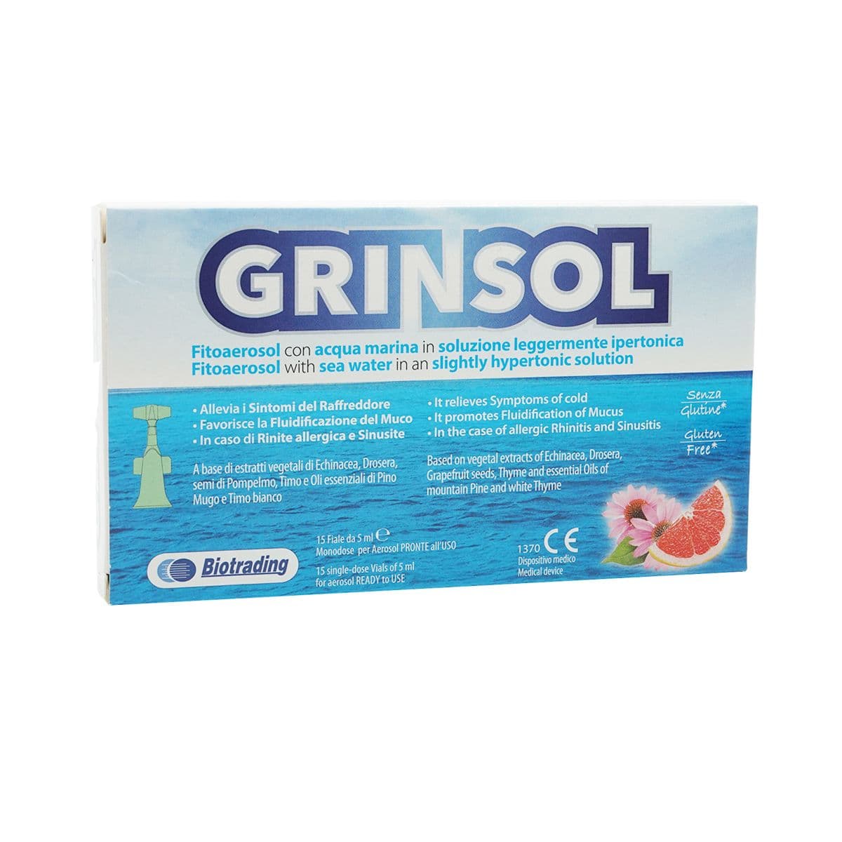 გრინსოლი - Grinsol 5მლ 15 ფლაკონი