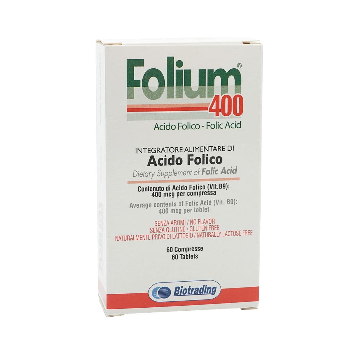 ფოლიუმი - Folium 400მკგ 60 ტაბლეტი