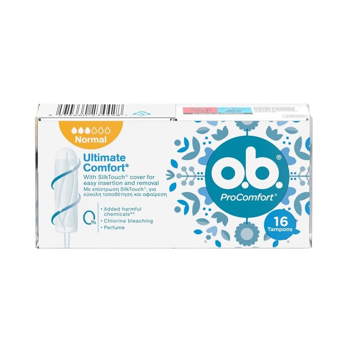 ტამპონი ნორმალ პროკომფორტი 16 ცალი 4428 ო.ბი - O.B