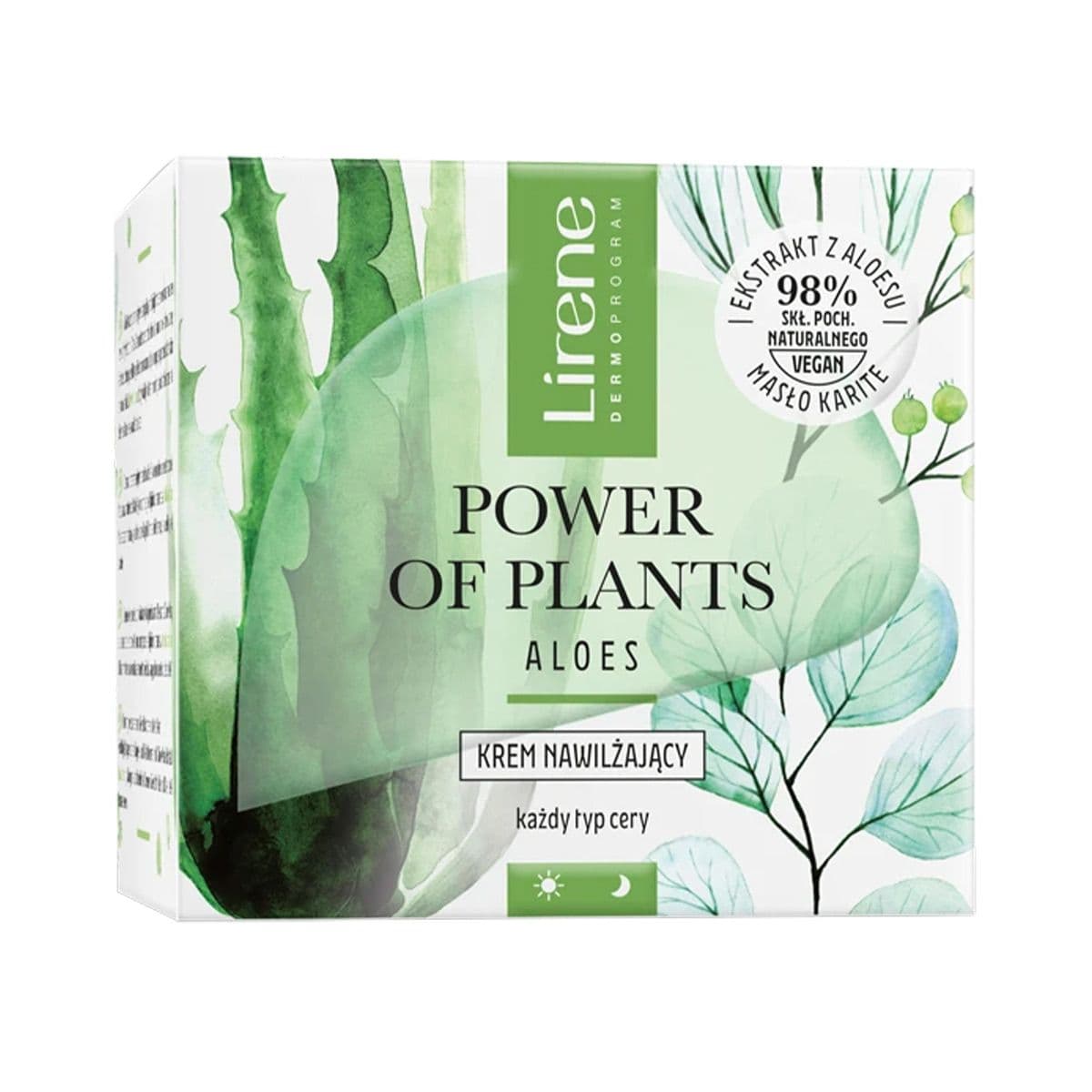 სახის დამატენიანებელი კრემი ალოე 7256 ლირენე - Lirene