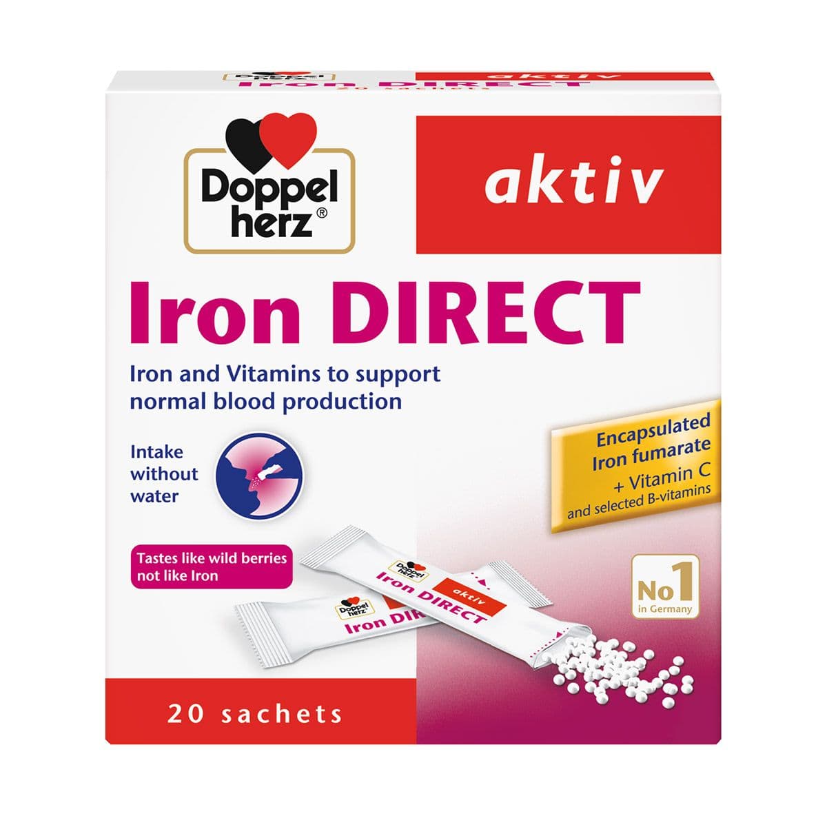 რკინა 20 პაკეტი დოპელჰერცი - Doppelherz