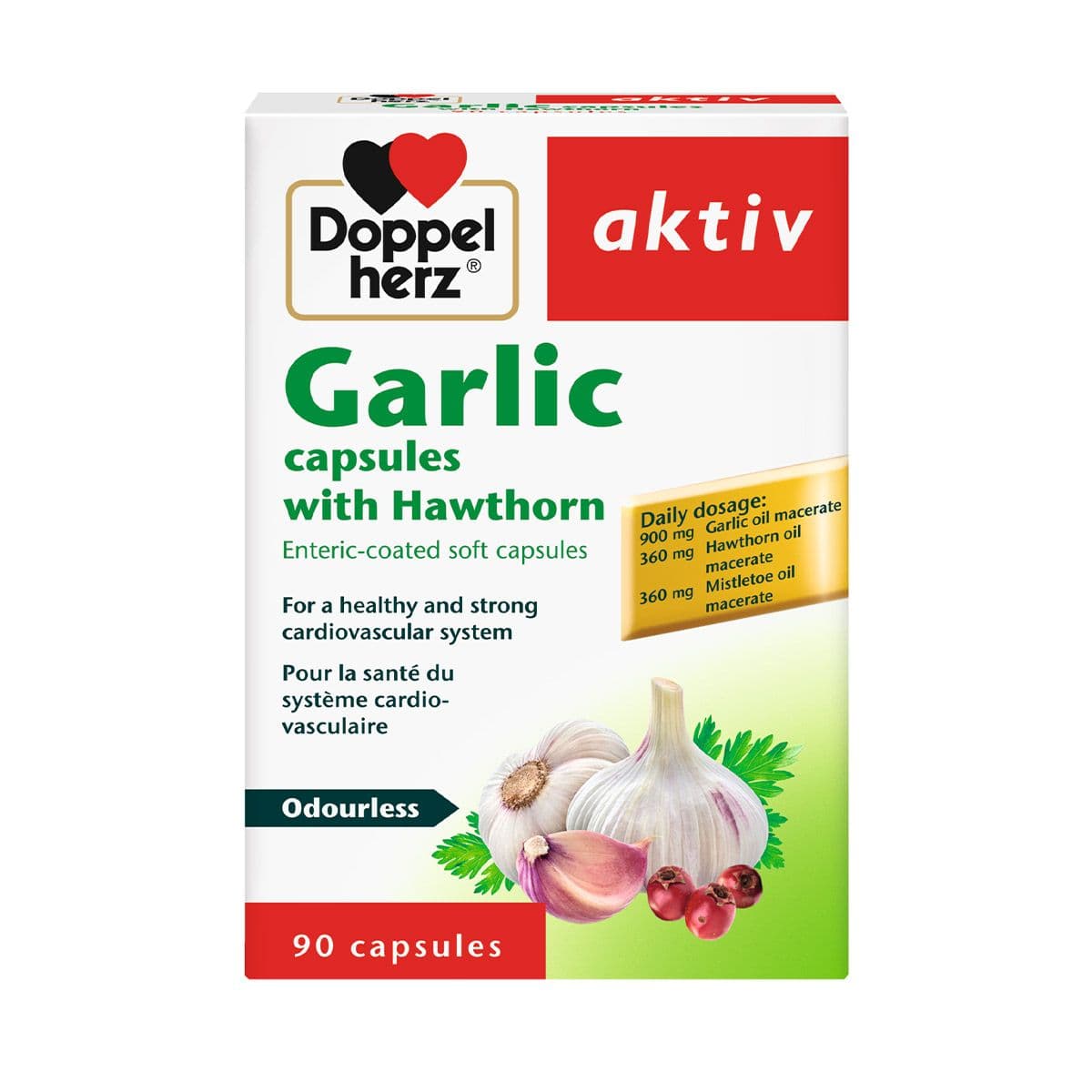 ნიორი და კუნელი 90 კაფსულა დოპელჰერცი - Doppelherz