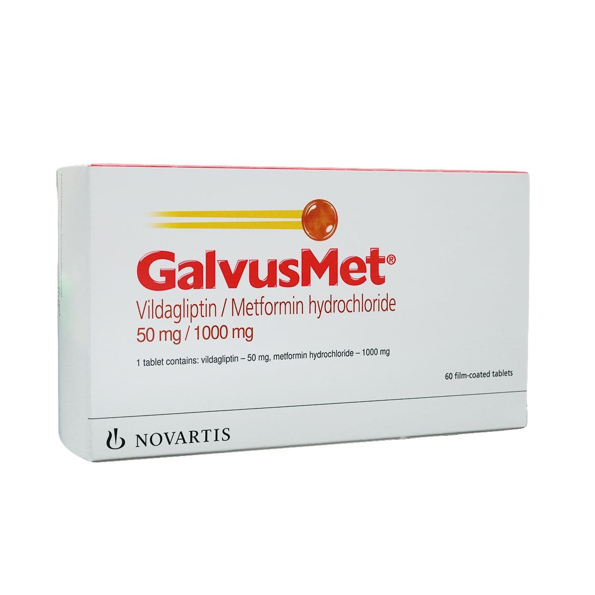 გალვუს მეტი - GalvusMet 50/1000მგ 60 ტაბლეტი