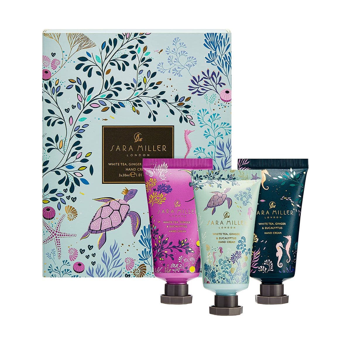 ხელის კრემები 30მლ 3 ცალი Sara Miller 5947 ჰესკოტი და აივორი - Heathcote & Ivory