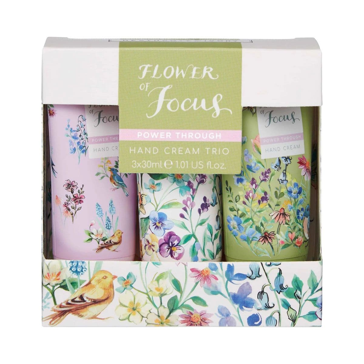 ხელის კრემები 30მლ 3 ცალი Flower Of Focus 4007 ჰესკოტი და აივორი - Heathcote & Ivory
